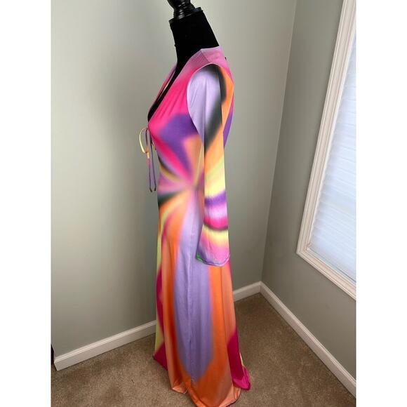 NWT (minor flaw) AFRM Clario Maxi Dress in Mod Stripe size SMALL - Picture 11 of 13